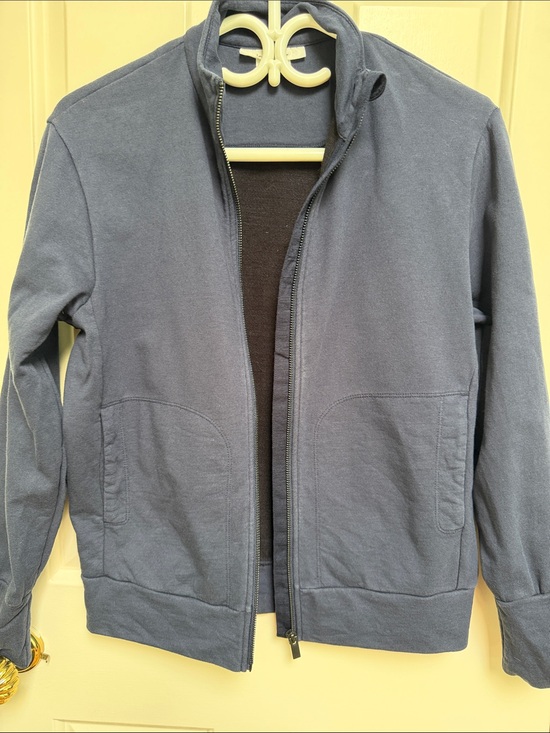 Icebreaker Sweaters - Icebreaker Women's sz S Blue zip hoodie 70% Cotton, 30% Wool - warm breathable